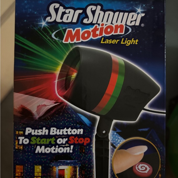 Star Shower Motion Light Laser Light Christmas Projector - Picture 2 of 3